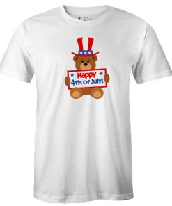 4th of July Bear tshirt