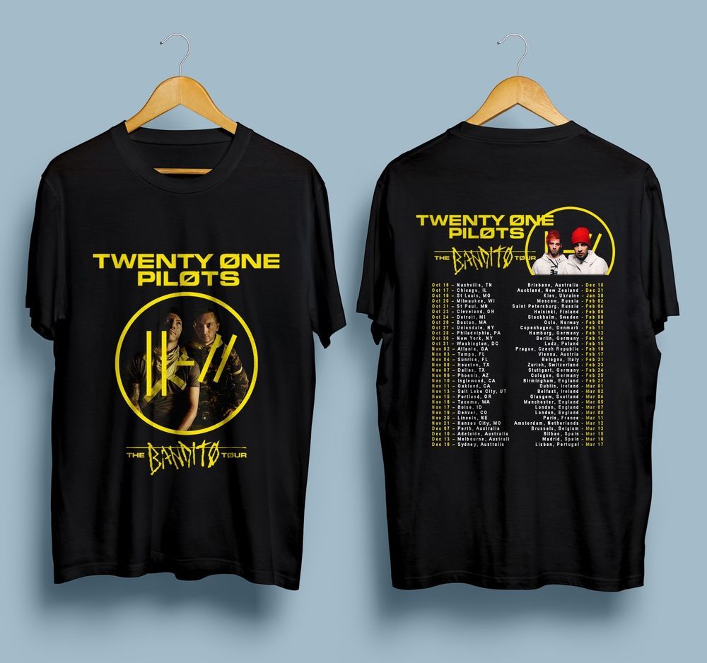 tour shirt twenty one pilots