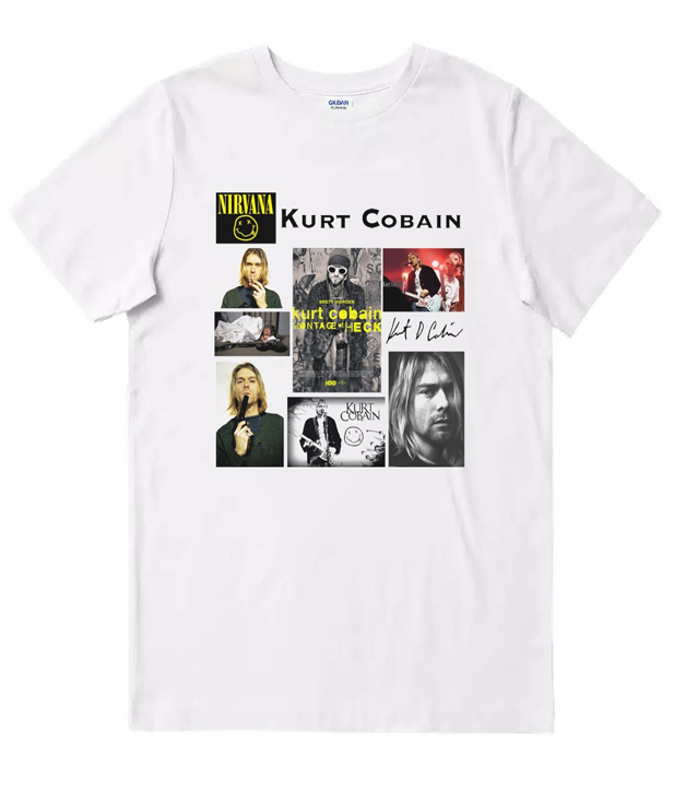 kurt cobain graphic tee