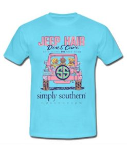Jeep Hair Don’t Care Simply Southern T-shirt